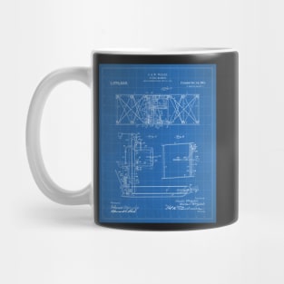 Wright Brothers Aircraft Patent - Aviation Art - Blueprint Mug